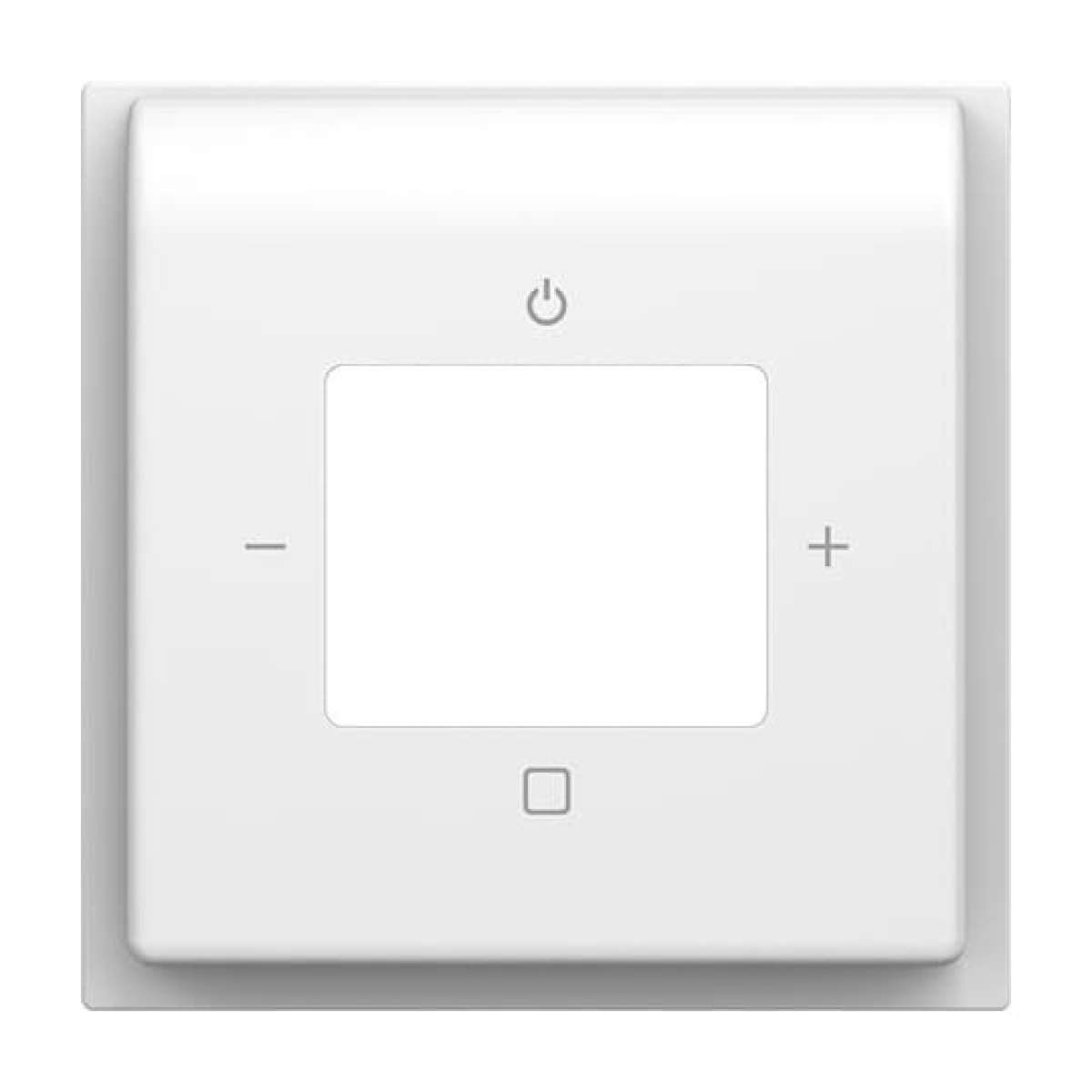 Cover plate with legend Radio studio white matt - impuls