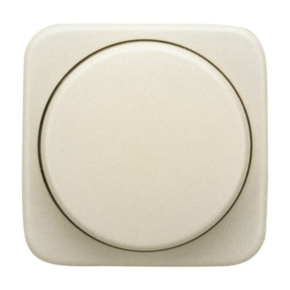 Cover plate for Dimmer Turn button with Neon lamp white - Busch-Duro 2000 SI