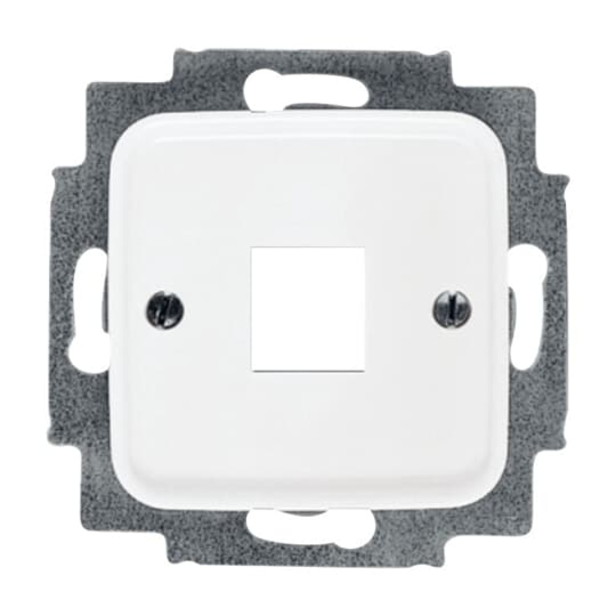 Cover plate Modular Jack 1 gang alpine white - Reflex SI