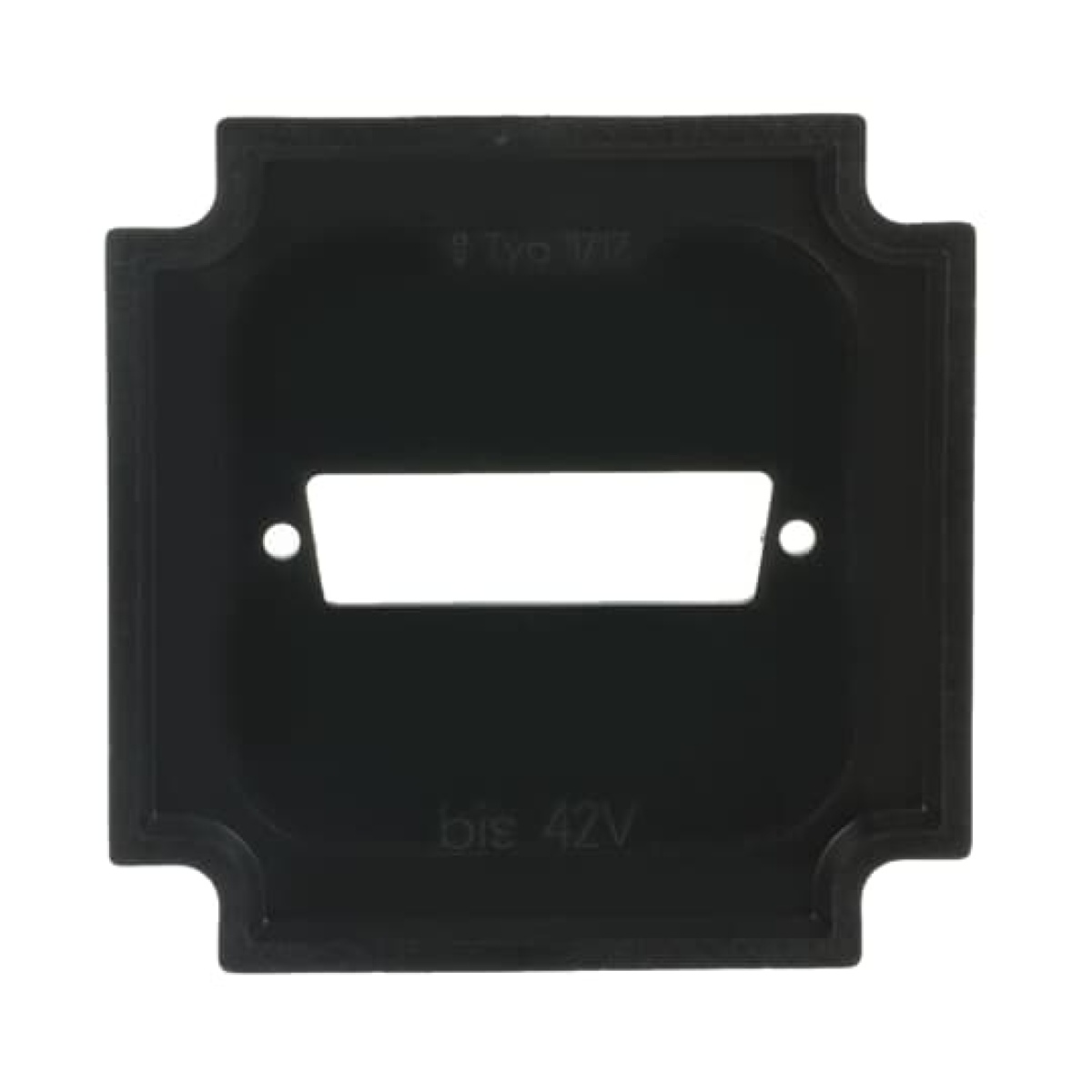 Socket Fixing Plate for D-sub-miniature 1 gang anthracite