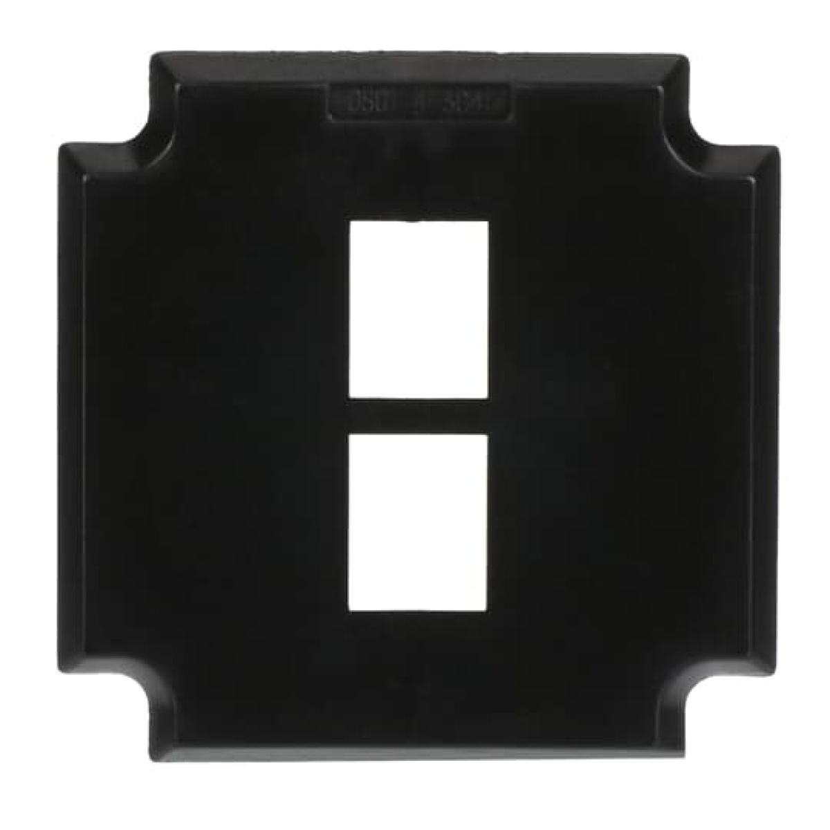 Socket Fixing Plate for Modular Jack 2 gang anthracite
