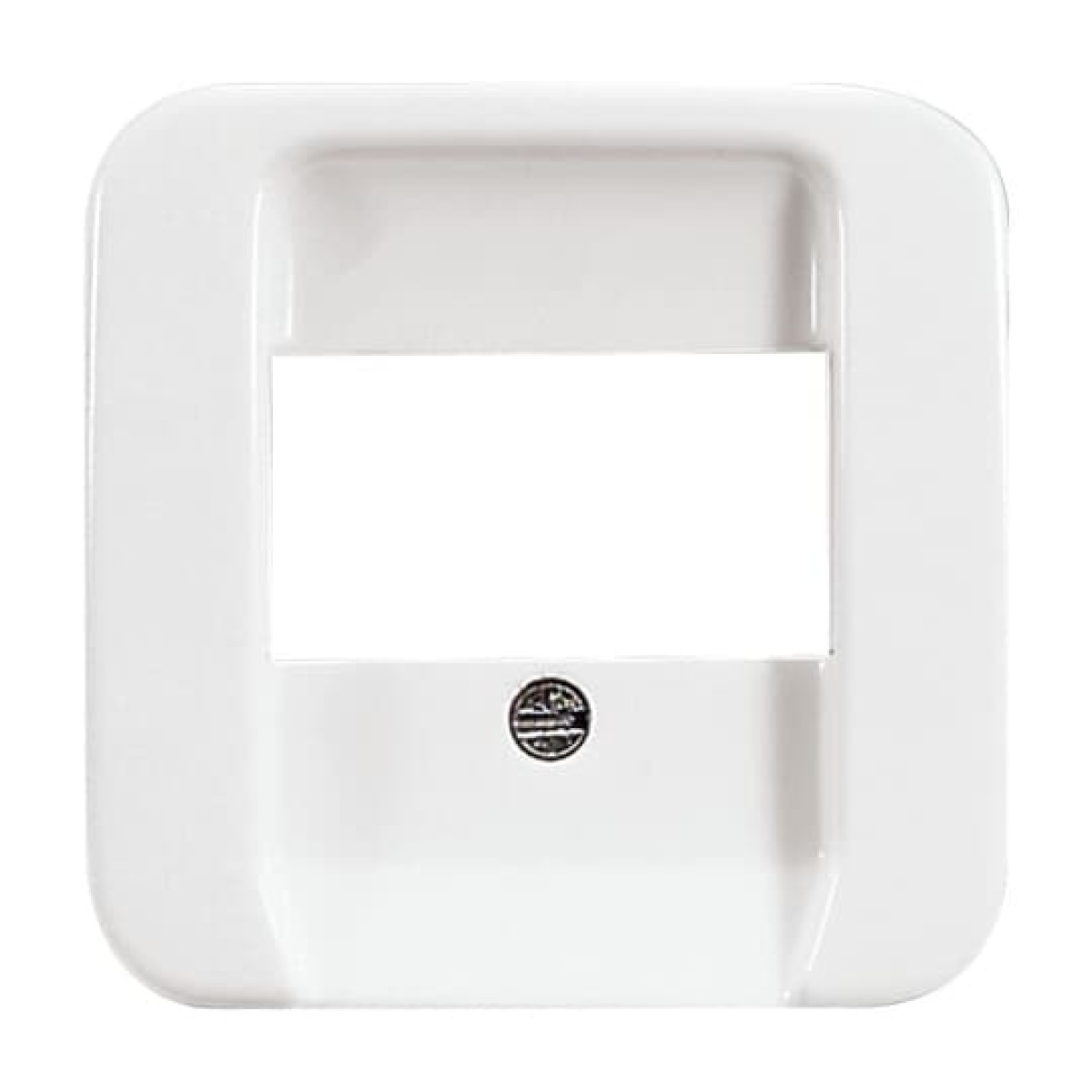 Cover plate TDO 1 gang alpine white - Reflex SI