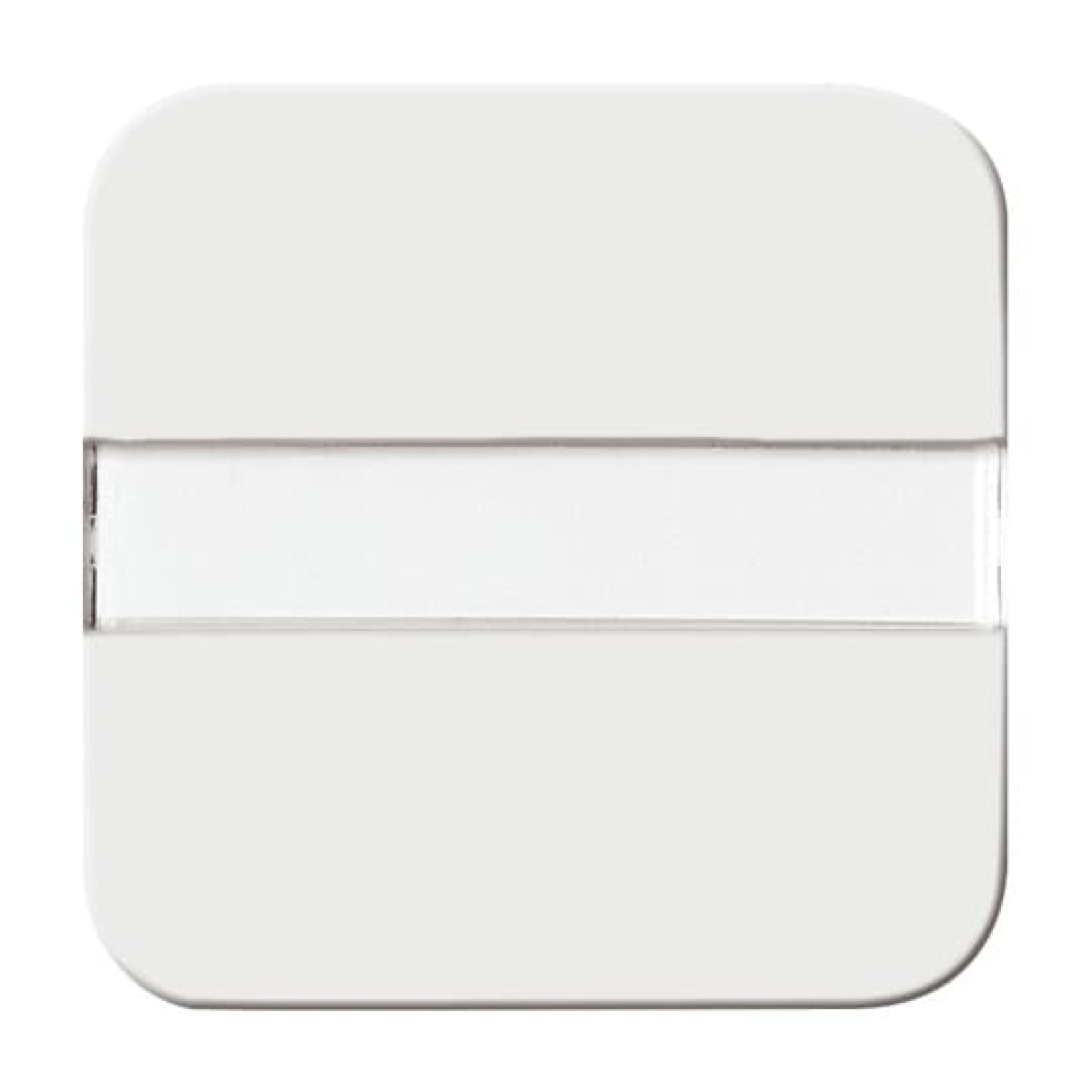 Rocker with labelling field for Switchpush button, Single rocker alpine white - Reflex SI
