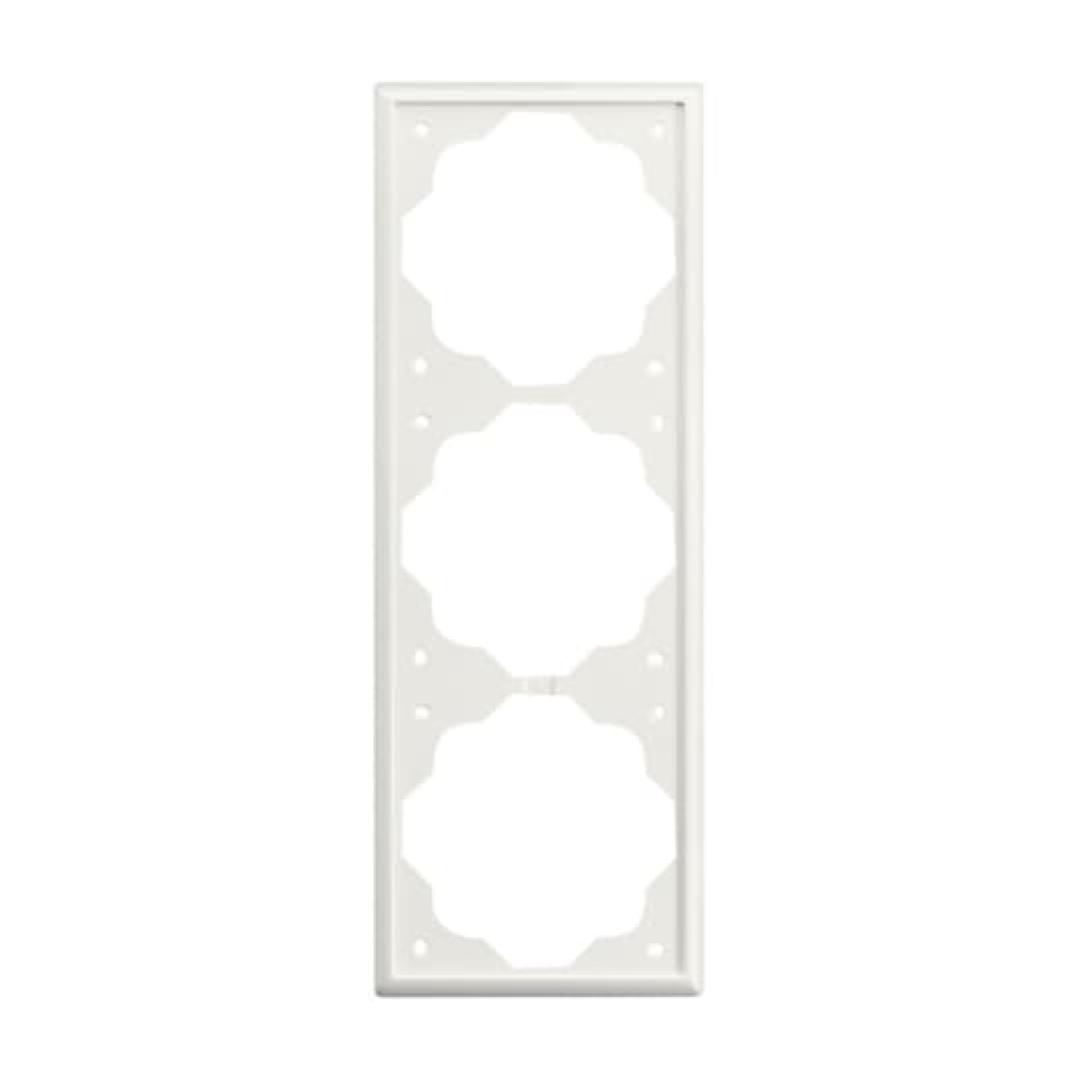Cover frame 3-gang alpine white - impuls