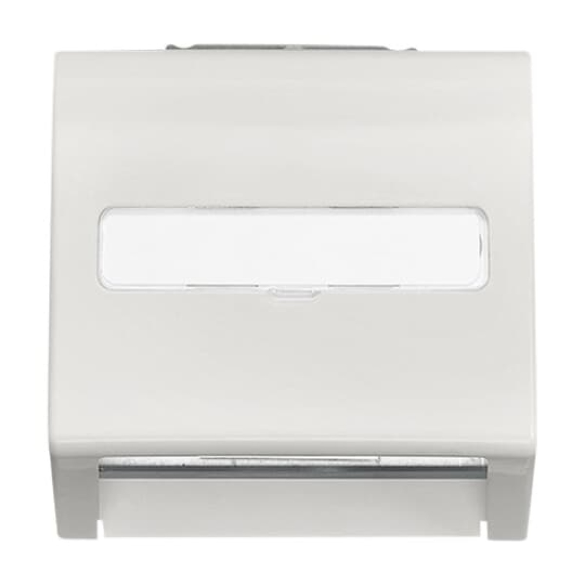 Cover plate with labelling field For data connection housing alpine white - impuls