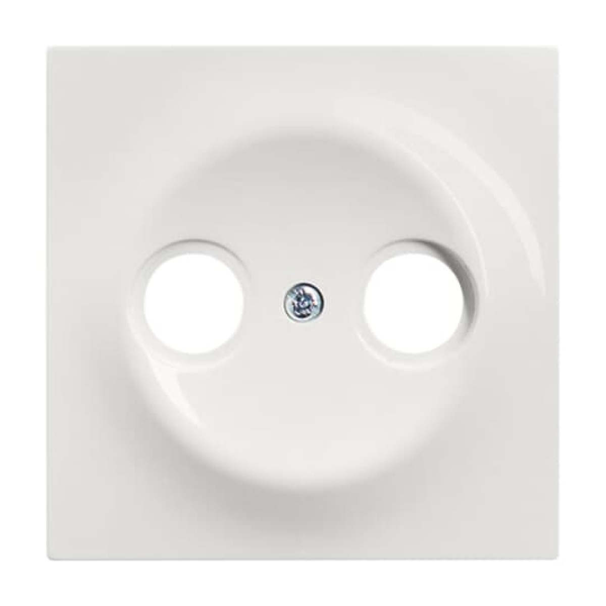 Cover plate SAT 2 gang alpine white - impuls