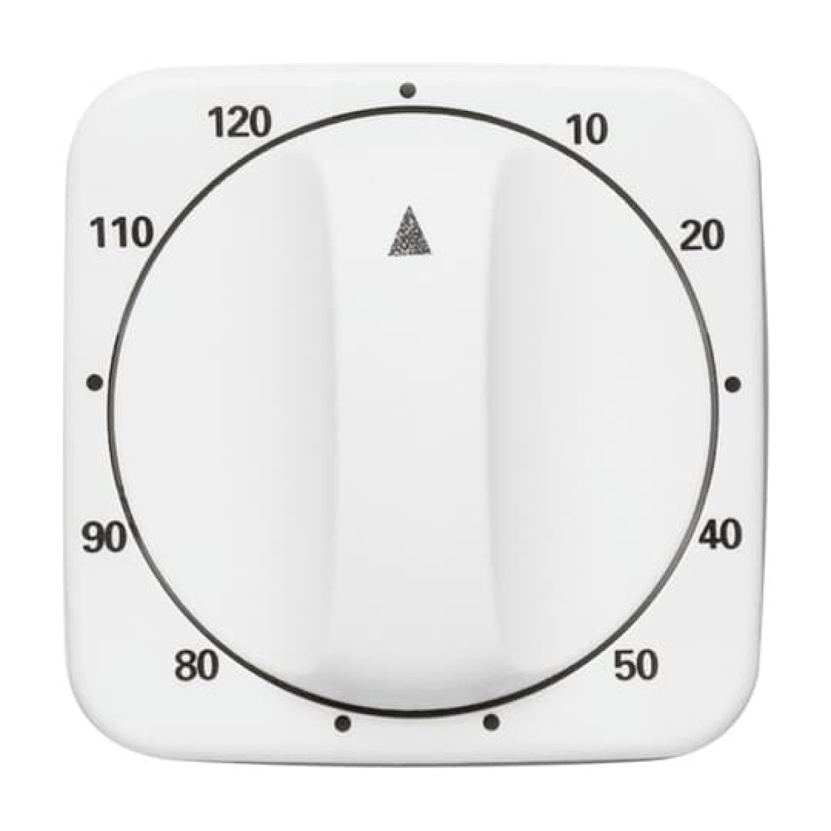 Cover plate with legend 10 ... 120 Min for Time switch, Turn button with handle alpine white - Reflex SI