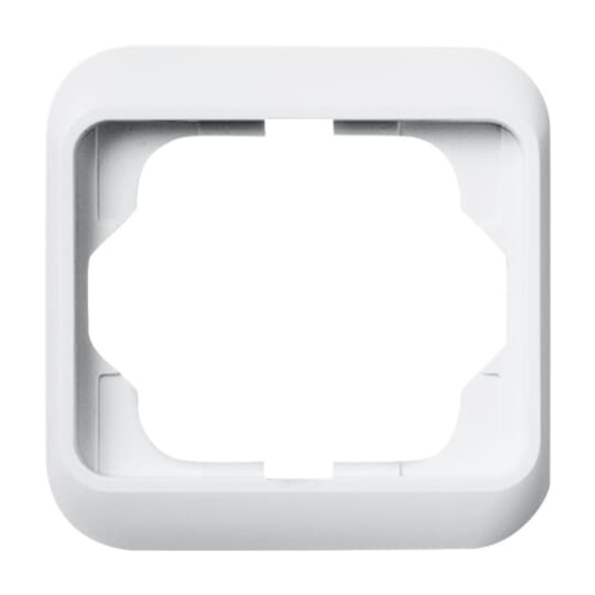Cover frame 1-gang studio white - alpha nea