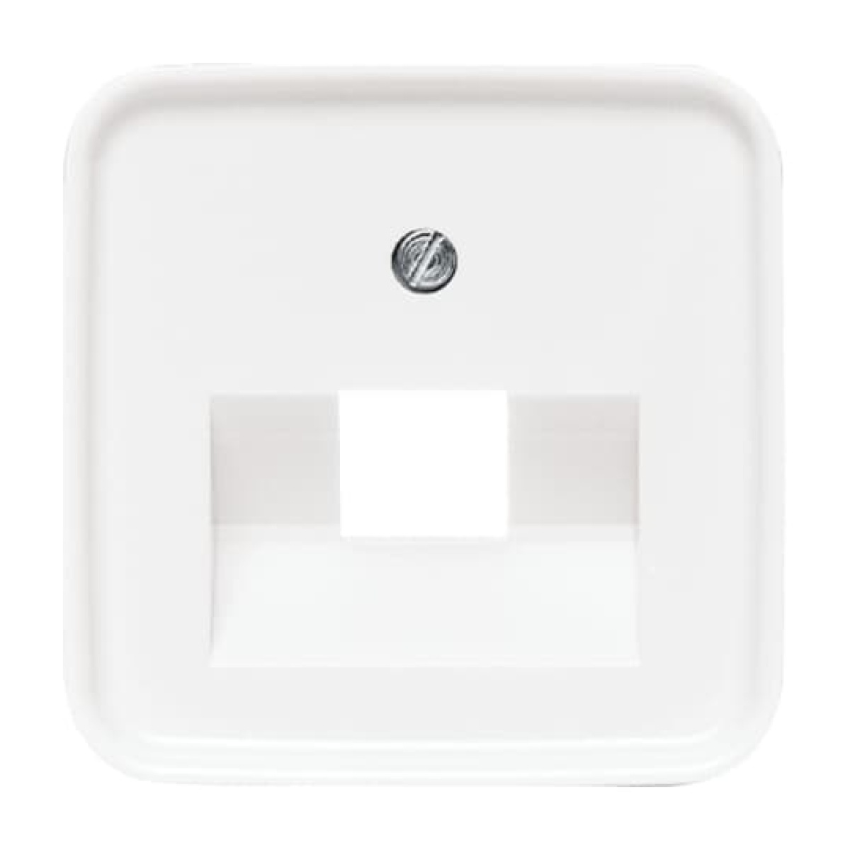 Cover plate UAEIAE ISDN 1 gang alpine white - Reflex SI