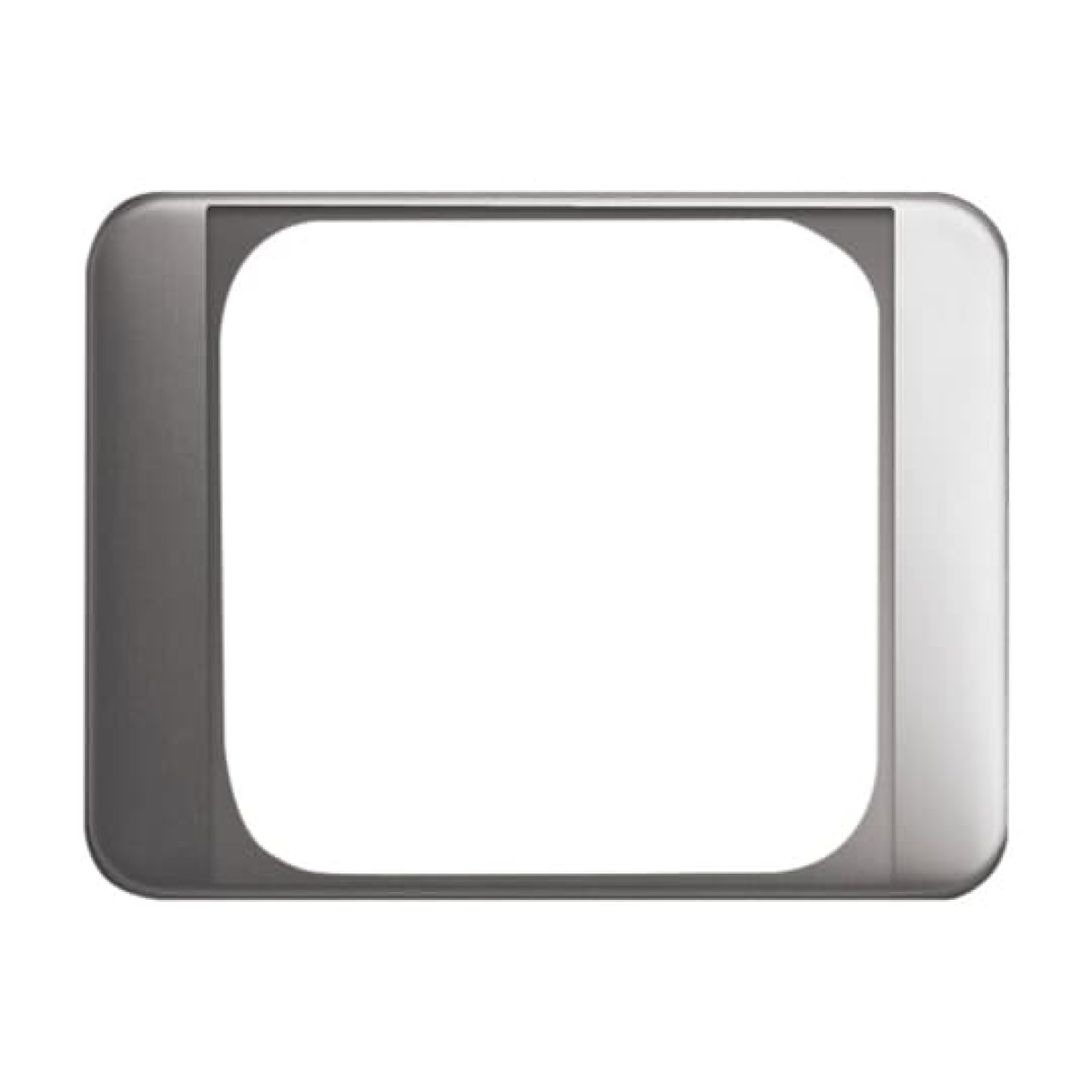 Cover plate 50x50 mm Telecommunication inserts platinum - alpha