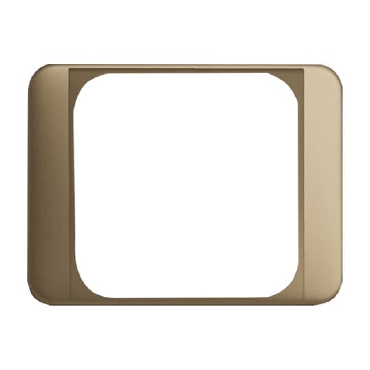 Cover plate 50x50 mm Telecommunication inserts bronze - alpha