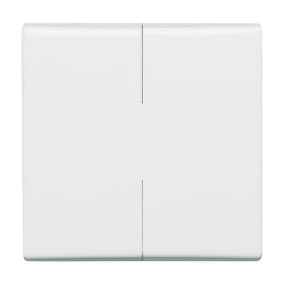 Rocker with legend for Switchpush button, Two-part rocker alpine white - Allwetter 44 IP 44