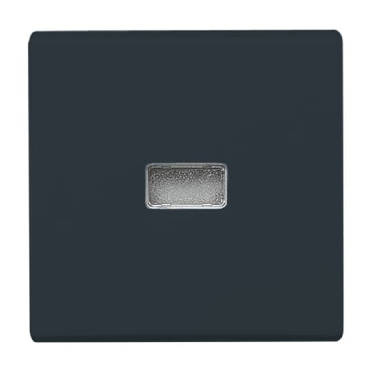 Rocker with red calotte with Red Calotte for Switchpush button, Single rocker anthracite - Allwetter 44 IP 44