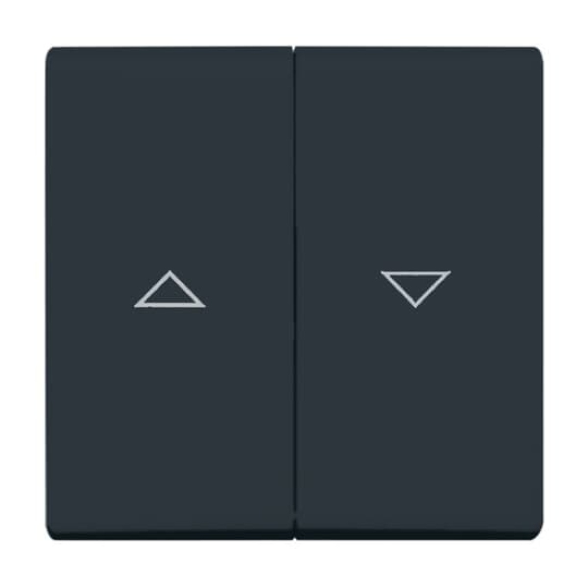 Rocker Symbol "arrows" for Venetian blind, Two-part rocker anthracite - Allwetter 44 IP 44