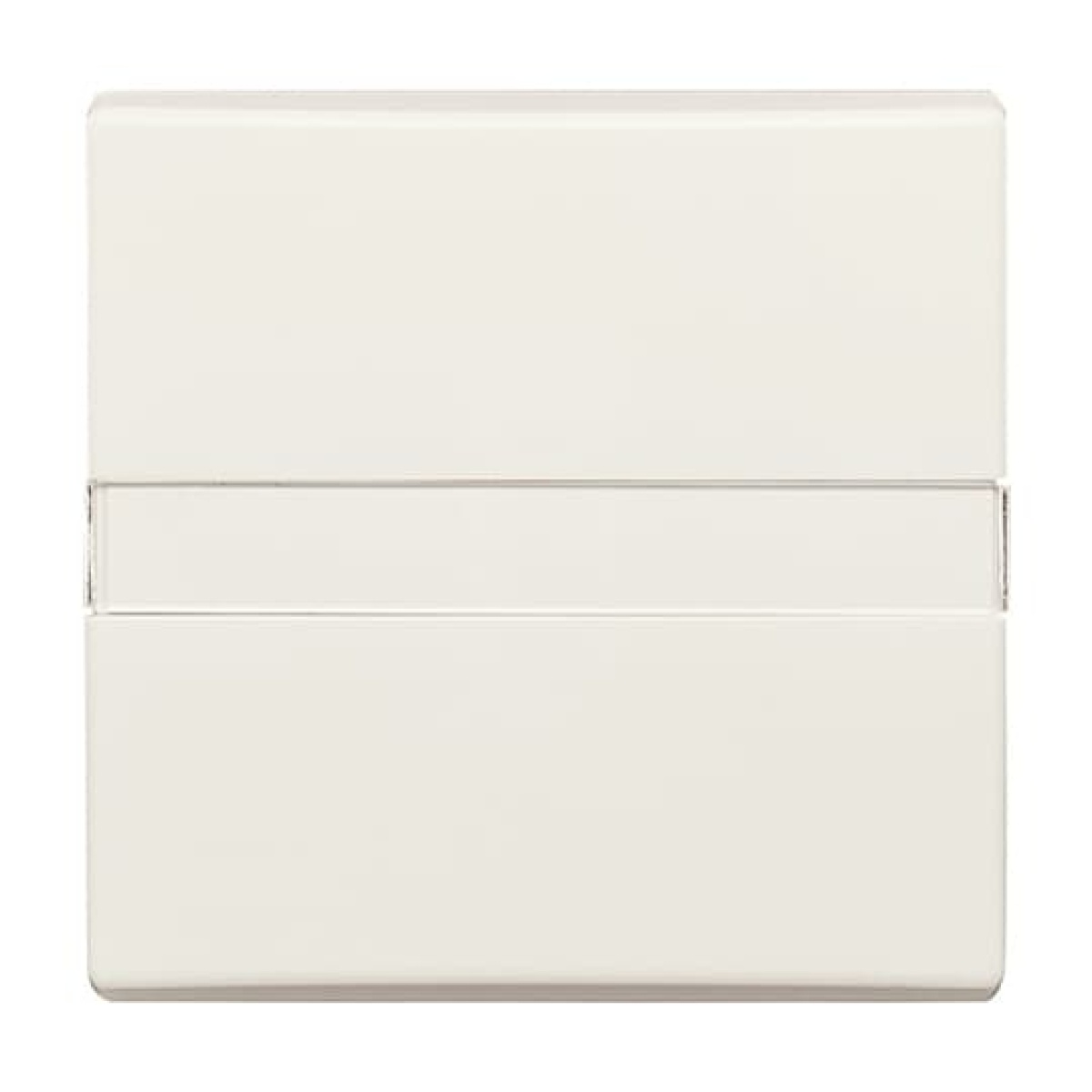 Rocker with labelling field for Switchpush button, Single rocker white - Allwetter 44 IP 44