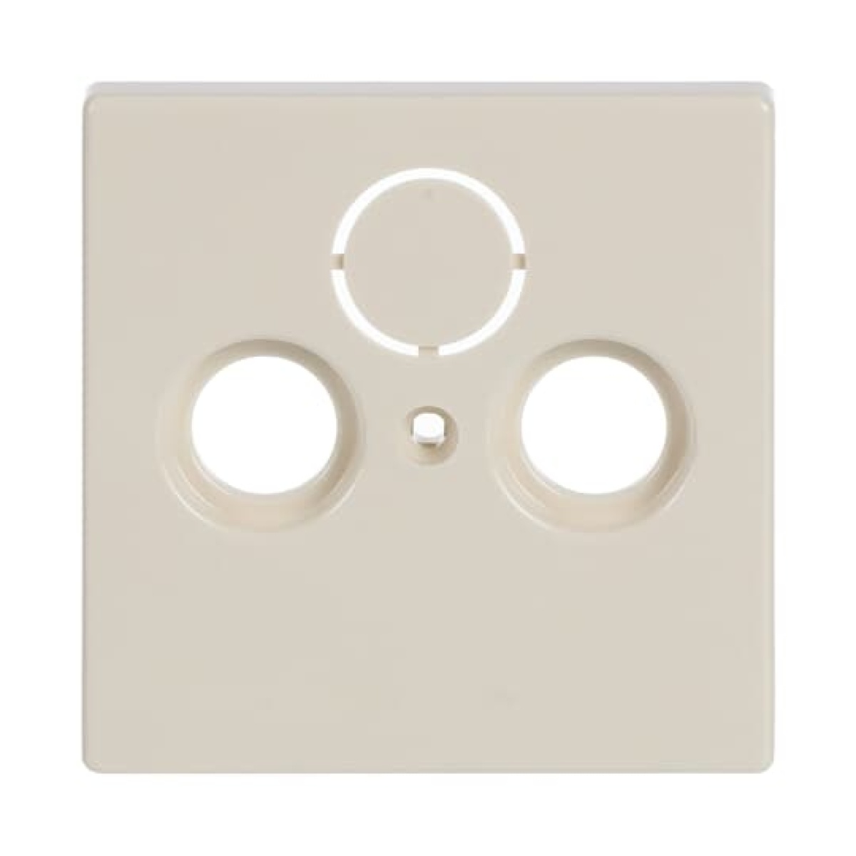 Cover plate SAT 3 gang ivory white - Platform 63
