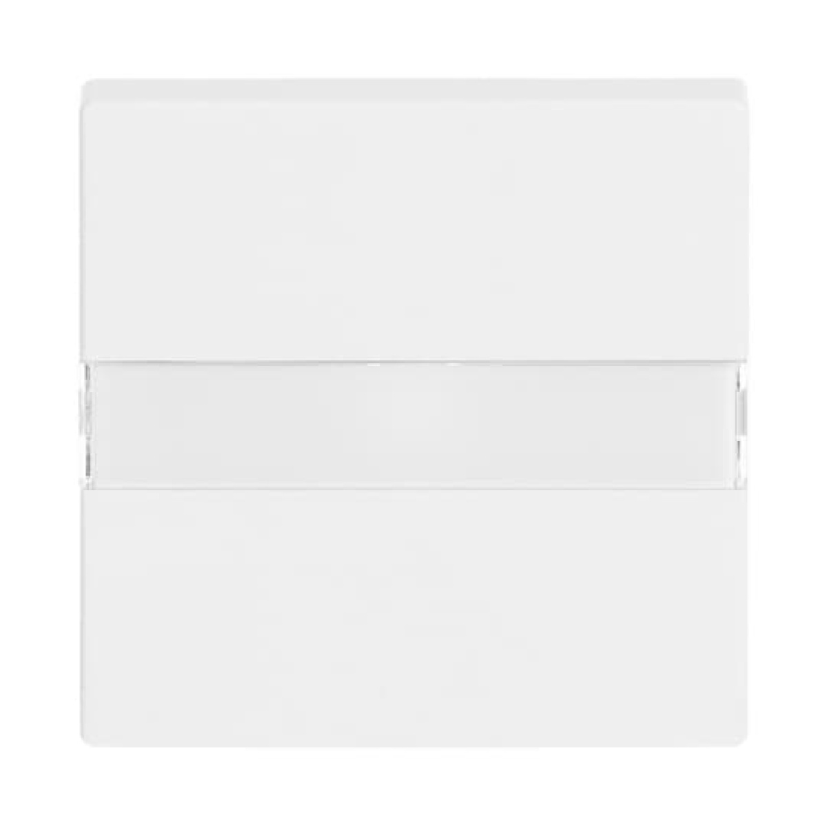 Rocker with labelling field for Switchpush button, Single rocker studio white - Platform 63