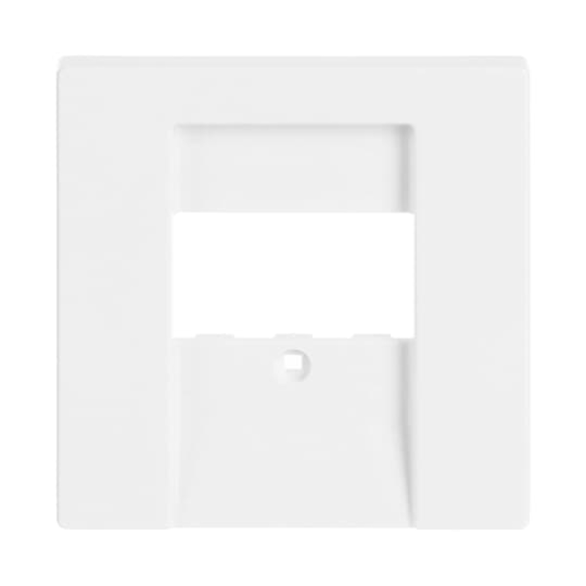 Cover plate TAE, UAETAE, USBVGAHDMIloudspeakercharging 1 gang studio white - Platform 63