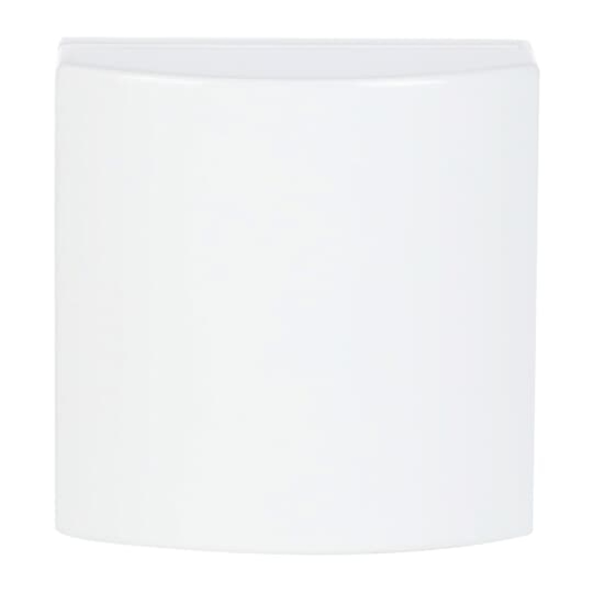Cover plate 50x50 mm with Hinged Lid Telecommunication inserts studio white - Platform 63
