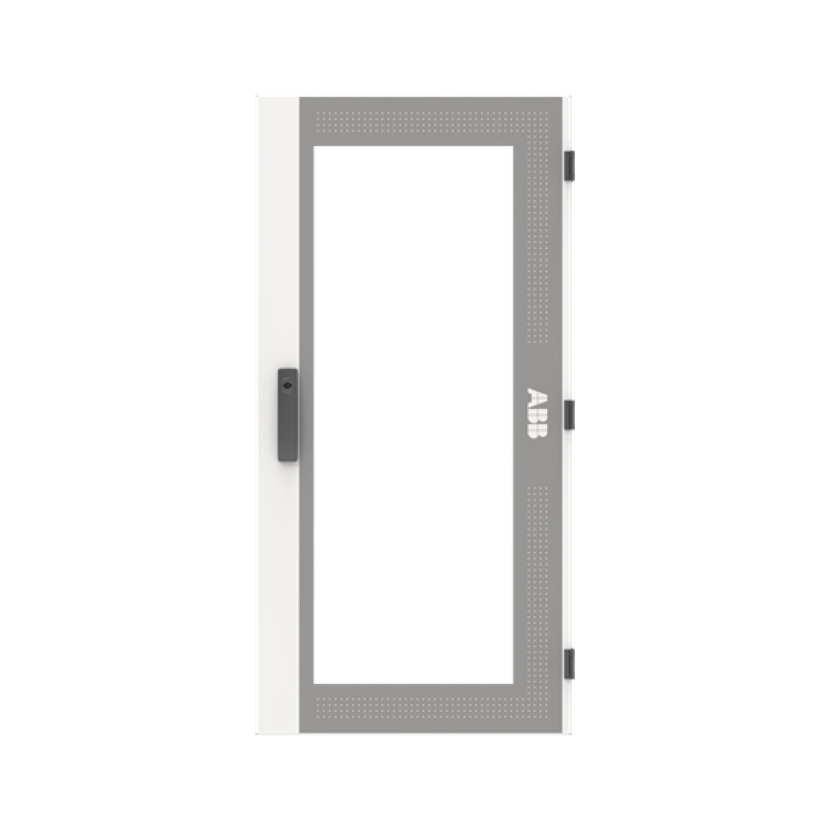 Transparant door, 1093 mm x 539 mm x 27 mm, IP55