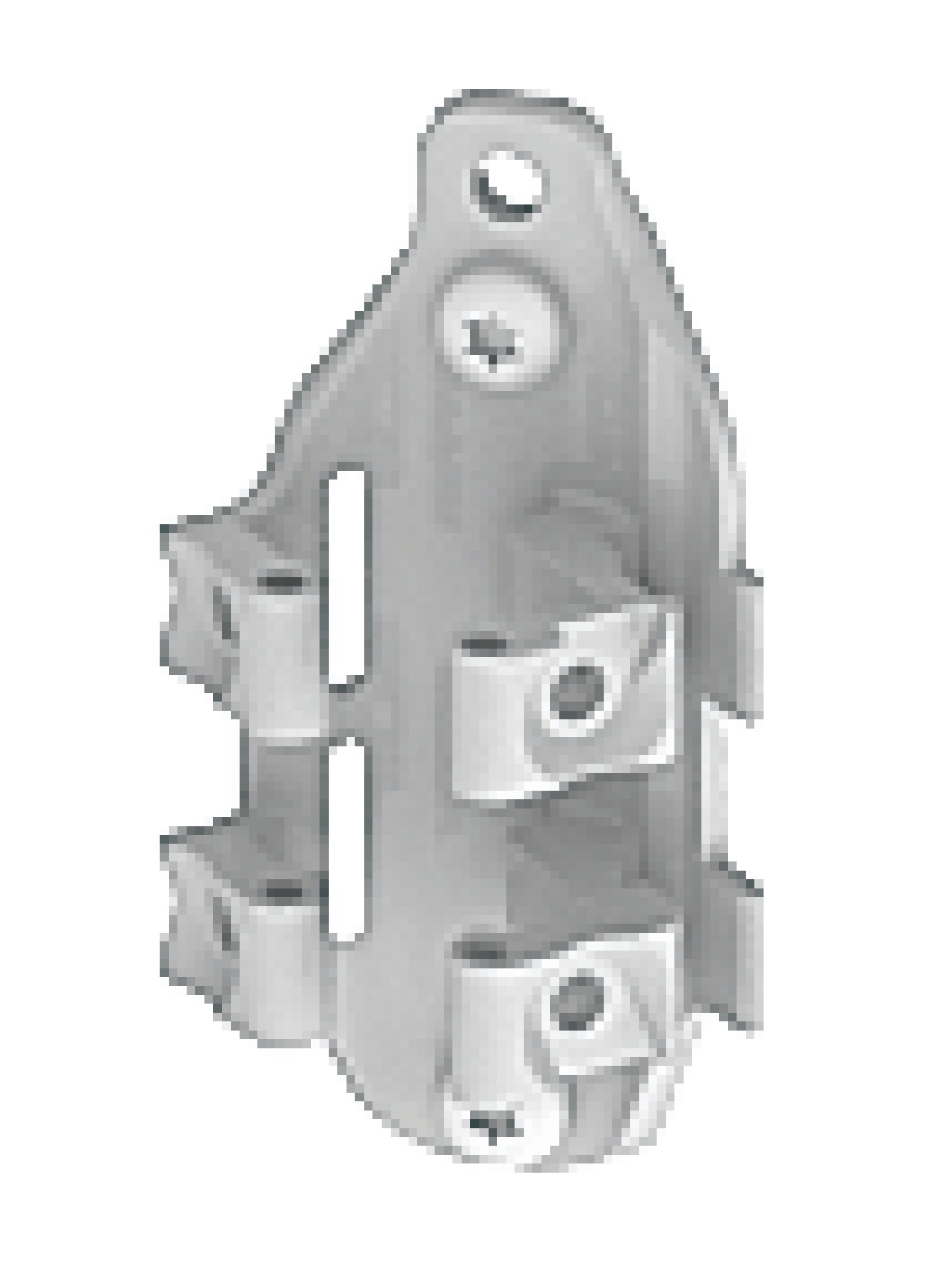 Hinge, 41 mm x 102.5 mm x 40.2 mm