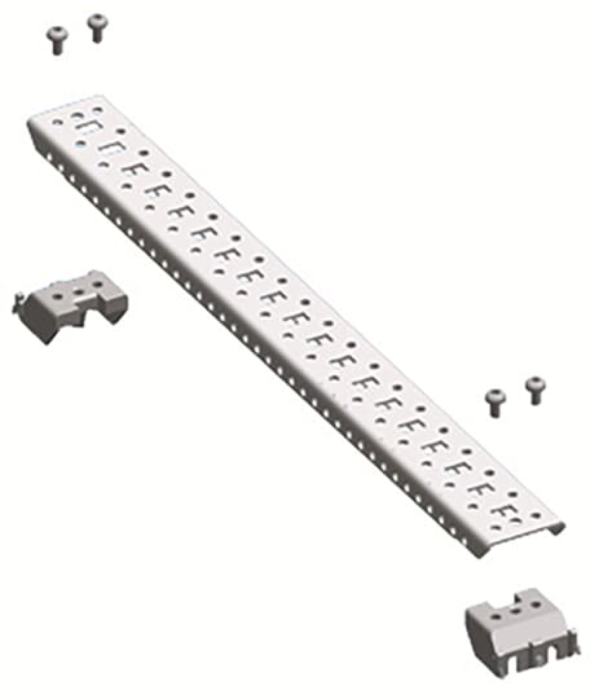 RZT6P2A    Mounting cross profile D6, 25 mm x 50 mm x 500 mm