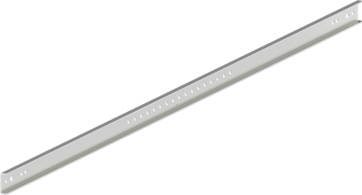 C profile rails, 22 mm x 750 mm x 7 mm