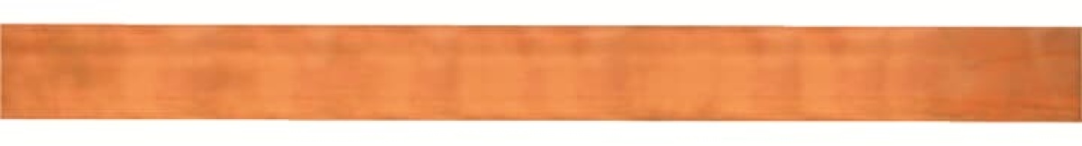 Copper busbar, 40 mm x 4000 mm x 10 mm