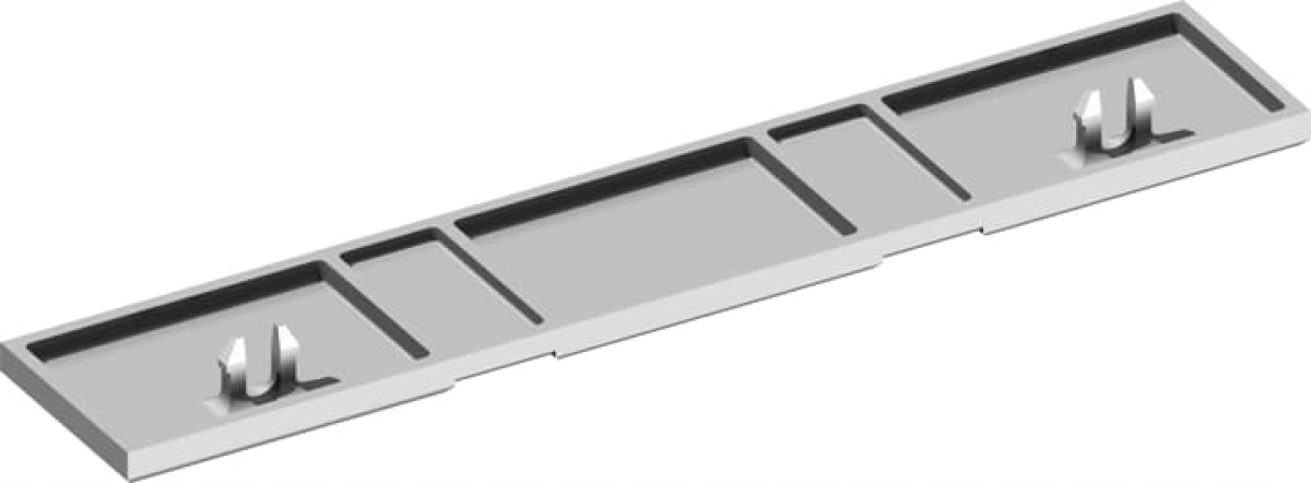 End cover, 31 mm x 166 mm x 5 mm