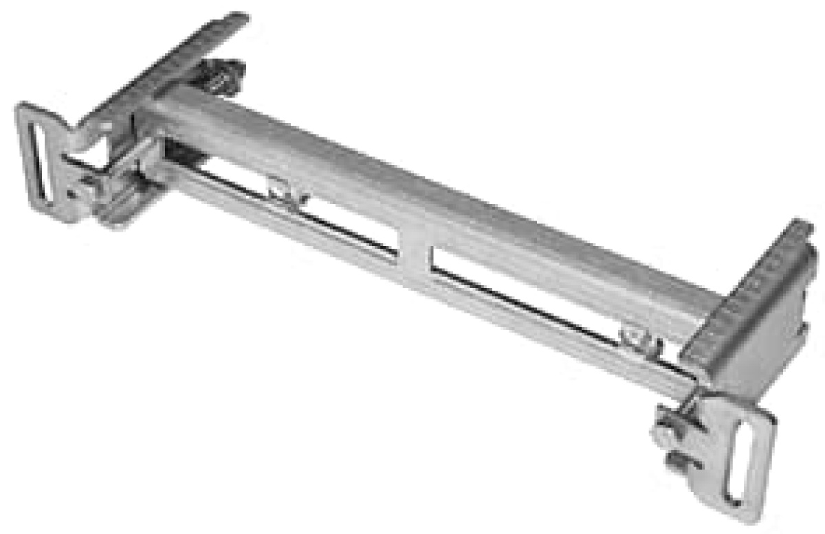 Interior fitting system, 75 mm x 250 mm x 40 mm