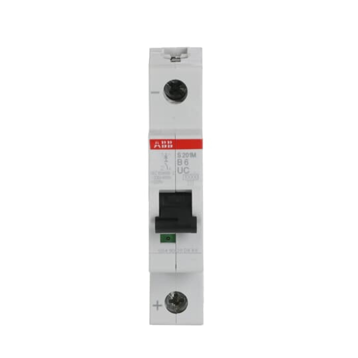 Miniature Circuit Breaker - S200MUC - 1P - 6 A - B - AC 10 kA