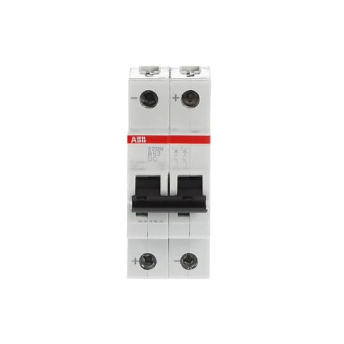 Miniature Circuit Breaker - S200MUC - 2P - 63 A - B - AC 10 kA