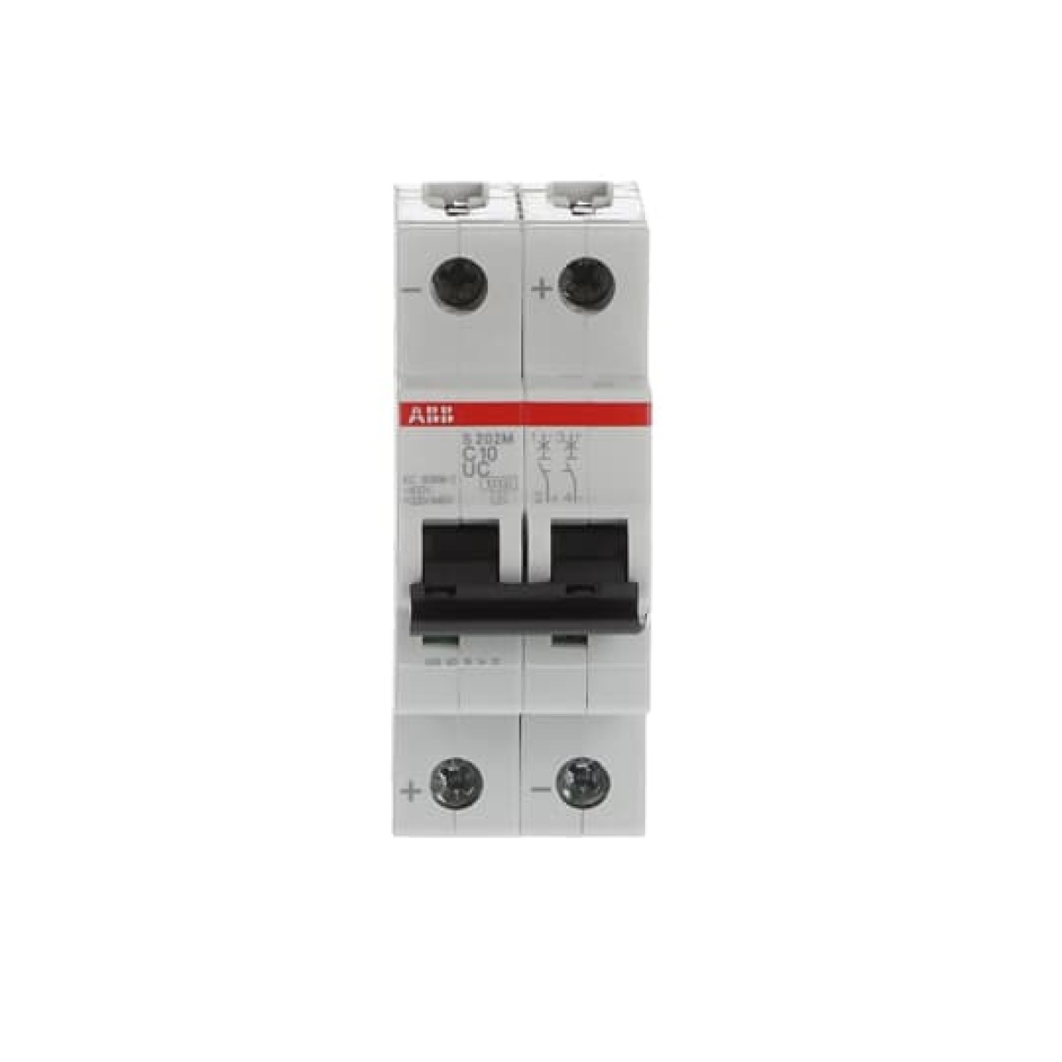 Miniature Circuit Breaker - S200MUC - 2P - 10 A - C - AC 10 kA