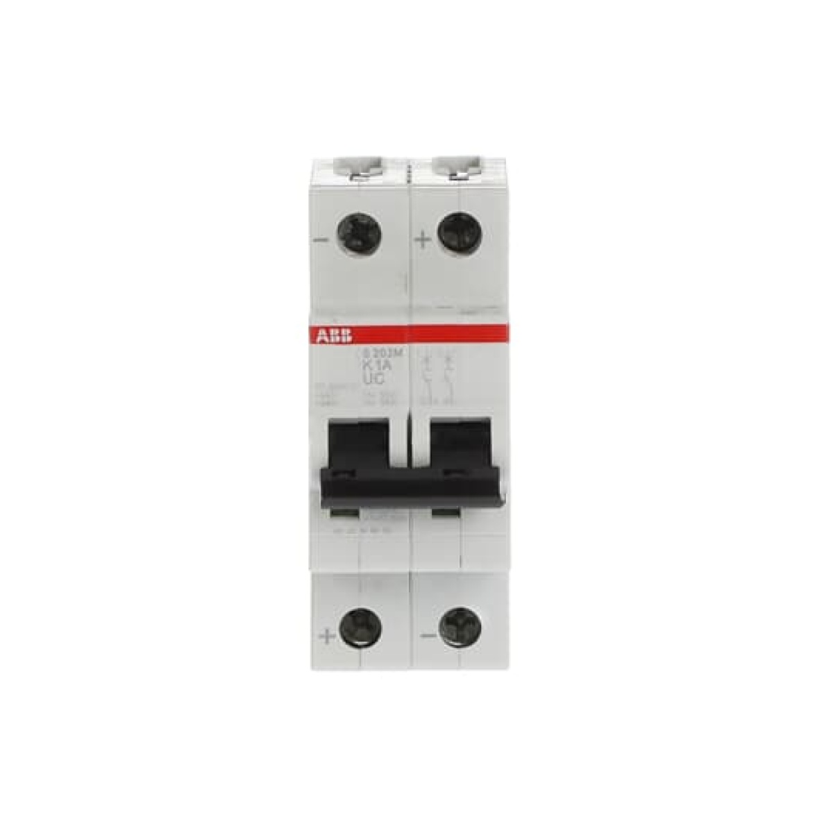Miniature Circuit Breaker - S200MUC - 2P - 1 A - K - AC 10 kA
