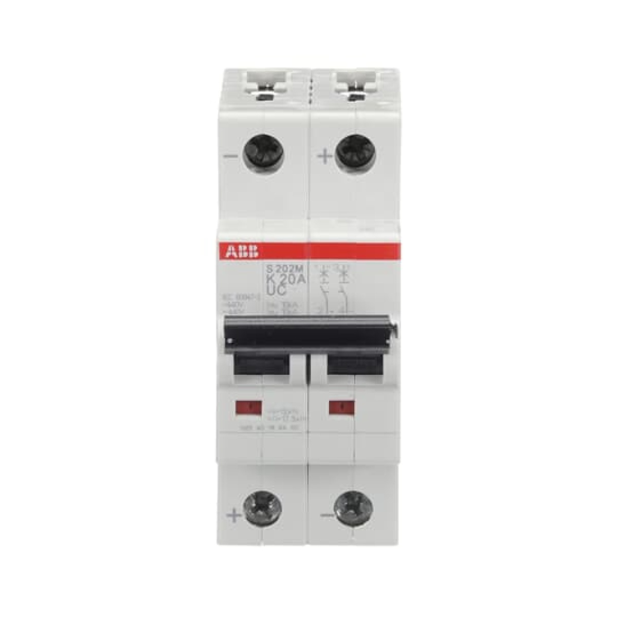 Miniature Circuit Breaker - S200MUC - 2P - 20 A - K - AC 10 kA