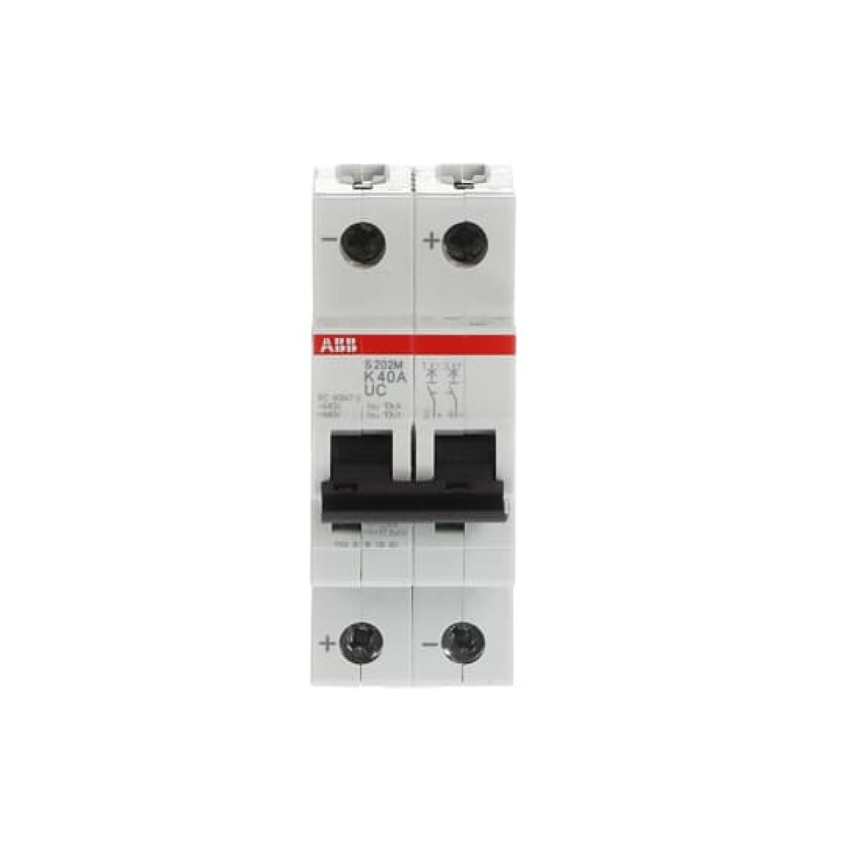 Miniature Circuit Breaker - S200MUC - 2P - 40 A - K - AC 10 kA