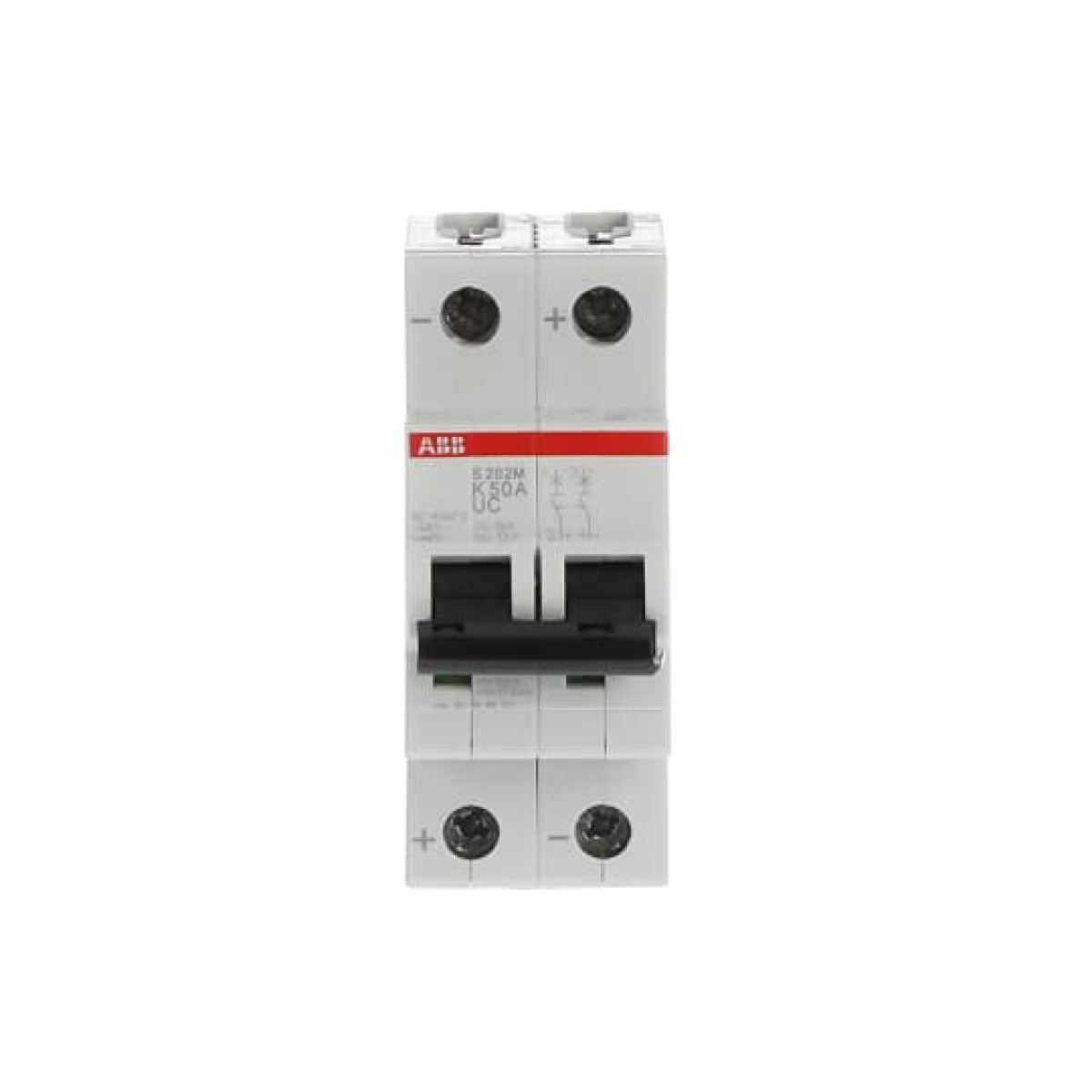 Miniature Circuit Breaker - S200MUC - 2P - 50 A - K - AC 10 kA
