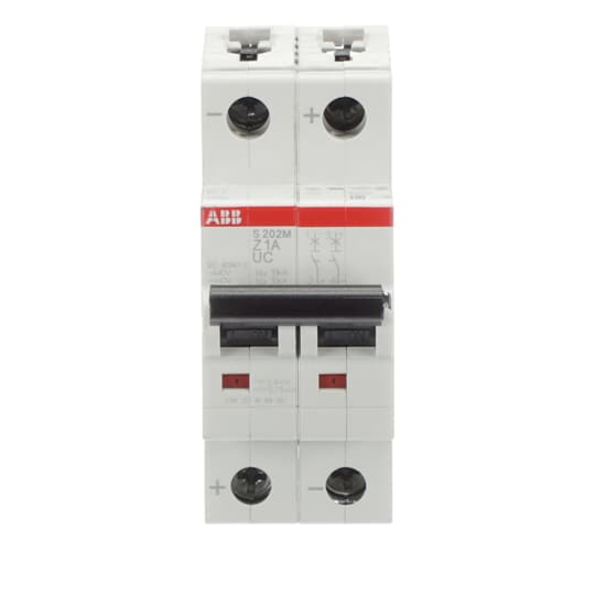 Miniature Circuit Breaker - S200MUC - 2P - 1 A - Z - AC 10 kA