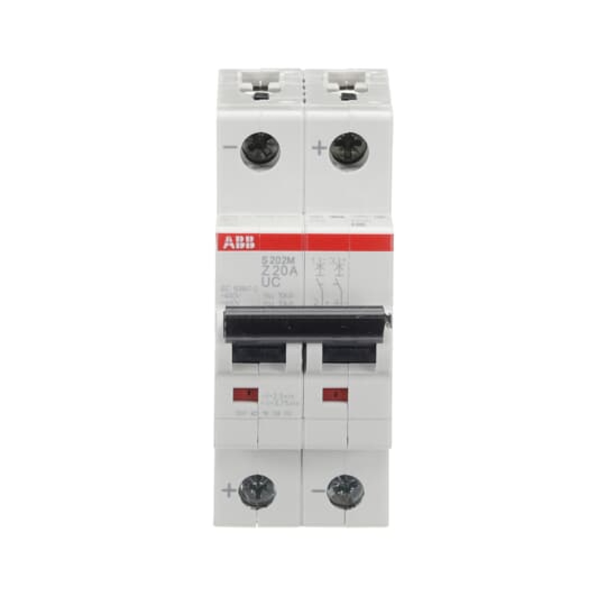 Miniature Circuit Breaker - S200MUC - 2P - 20 A - Z - AC 10 kA
