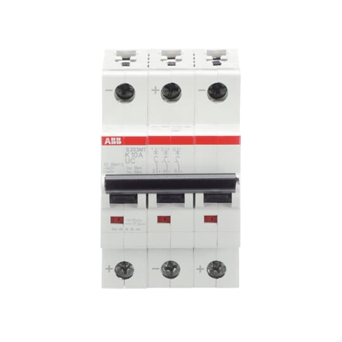Miniature Circuit Breaker - S200MTUC - 3P - 10 A - K - AC 7.5 kA