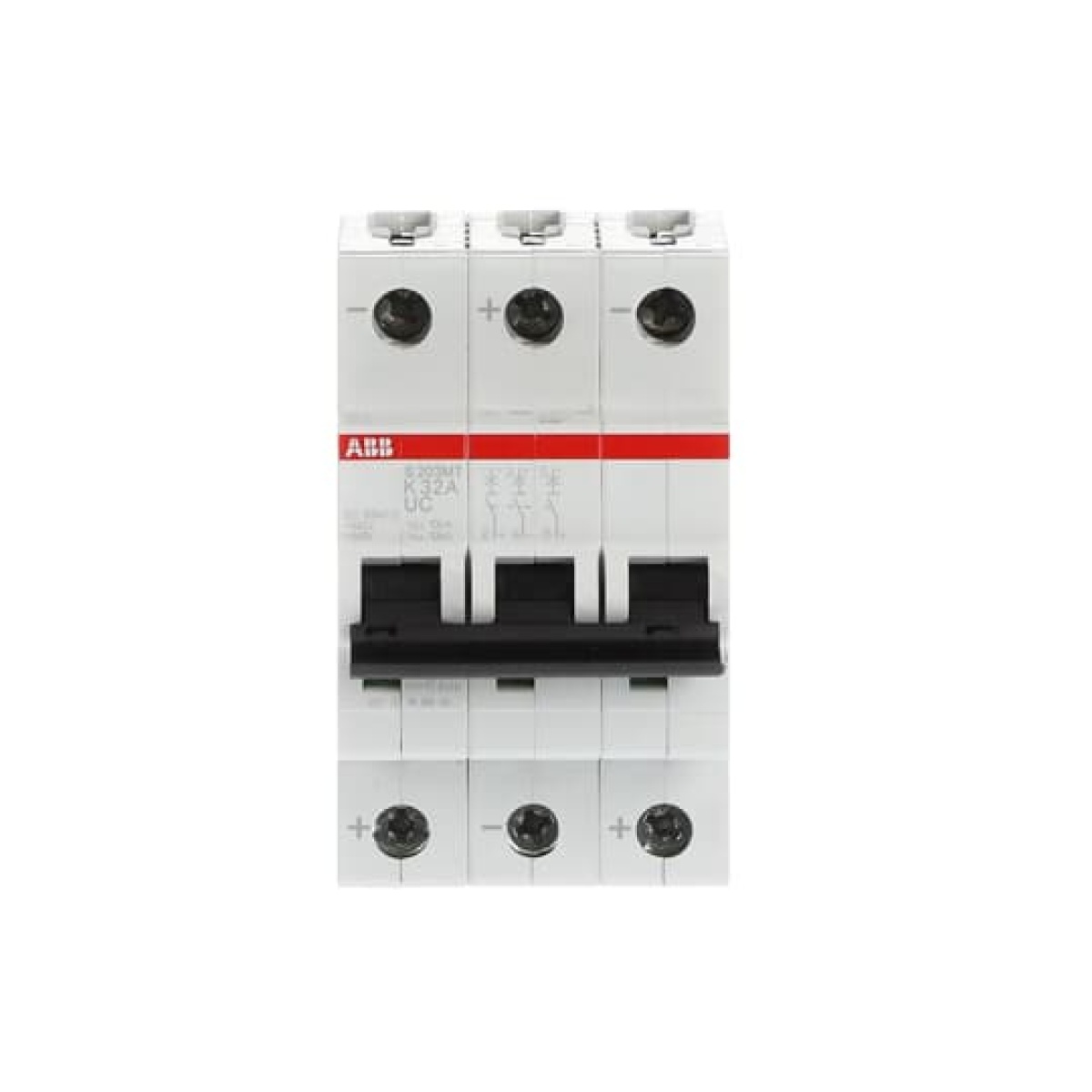 Miniature Circuit Breaker - S200MTUC - 3P - 32 A - K - AC 7.5 kA