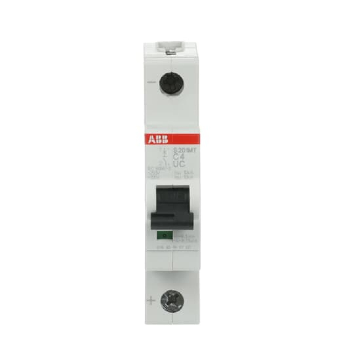 Miniature Circuit Breaker - S200MTUC - 1P - 4 A - C - AC 10 kA