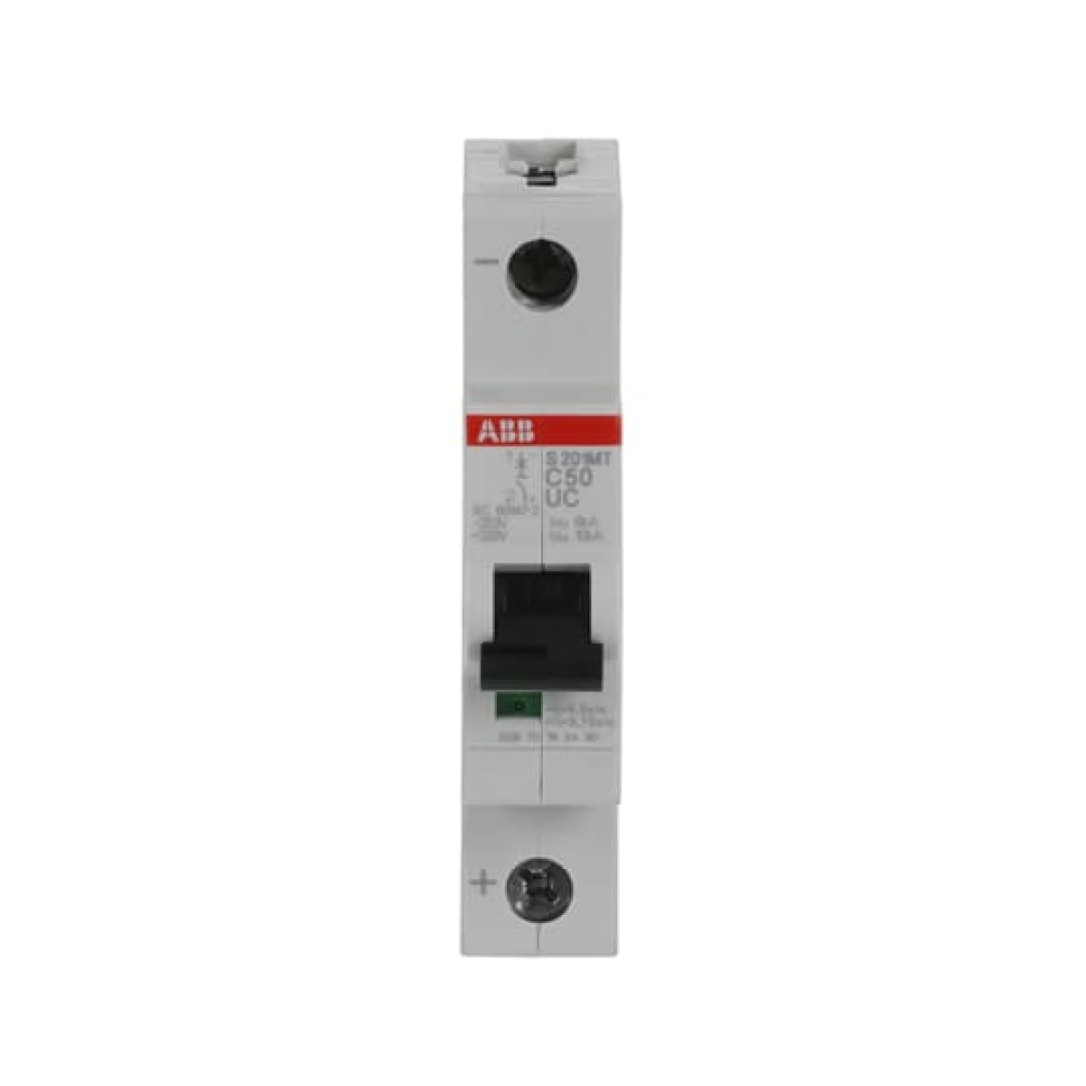 Miniature Circuit Breaker - S200MTUC - 1P - 50 A - C - AC 10 kA