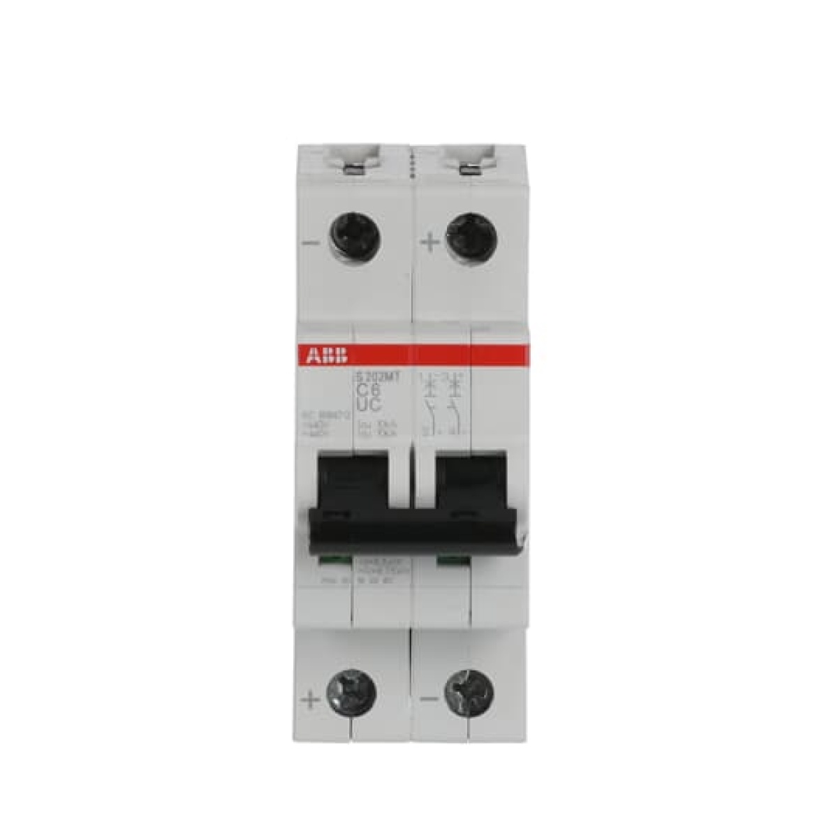 Miniature Circuit Breaker - S200MTUC - 2P - 6 A - C - AC 10 kA