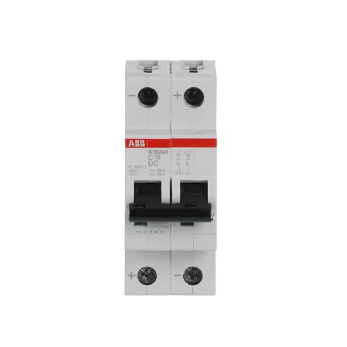 Miniature Circuit Breaker - S200MTUC - 2P - 16 A - C - AC 10 kA
