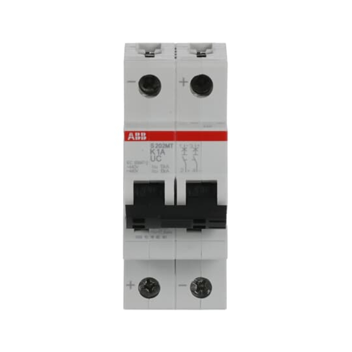 Miniature Circuit Breaker - S200MTUC - 2P - 1 A - K - AC 7.5 kA