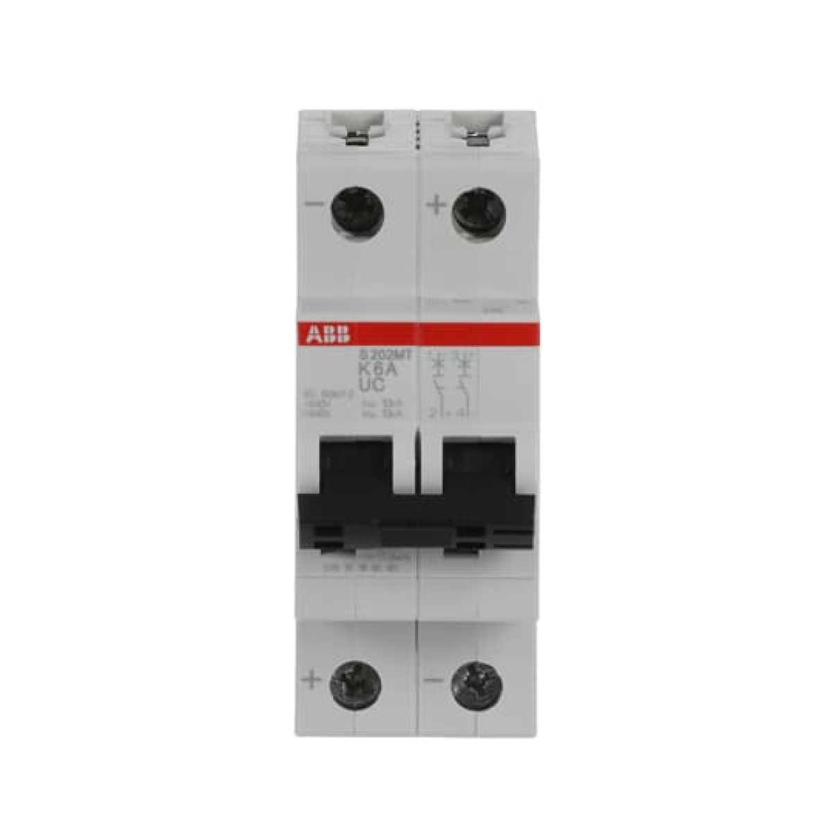 Miniature Circuit Breaker - S200MTUC - 2P - 6 A - K - AC 7.5 kA