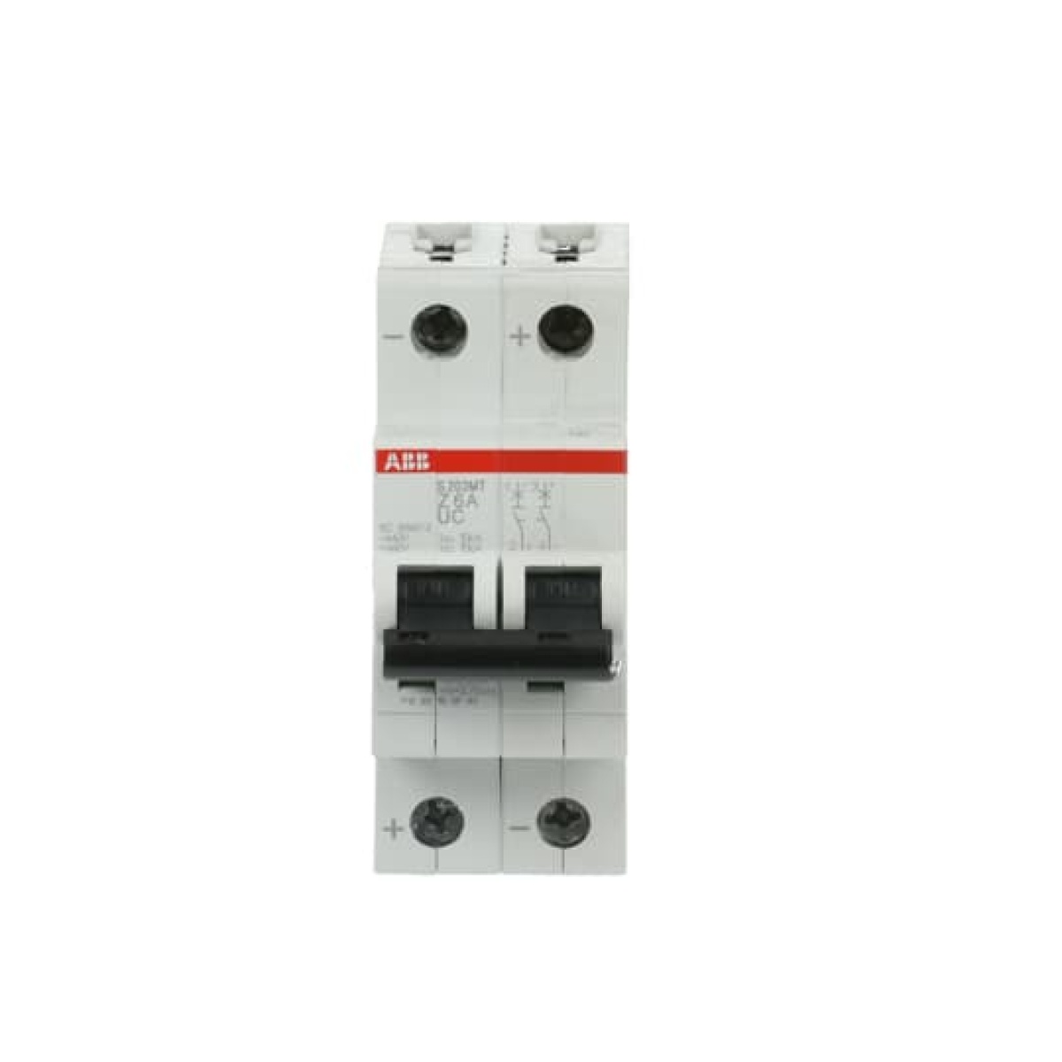 Miniature Circuit Breaker - S200MTUC - 2P - 6 A - Z - AC 7.5 kA