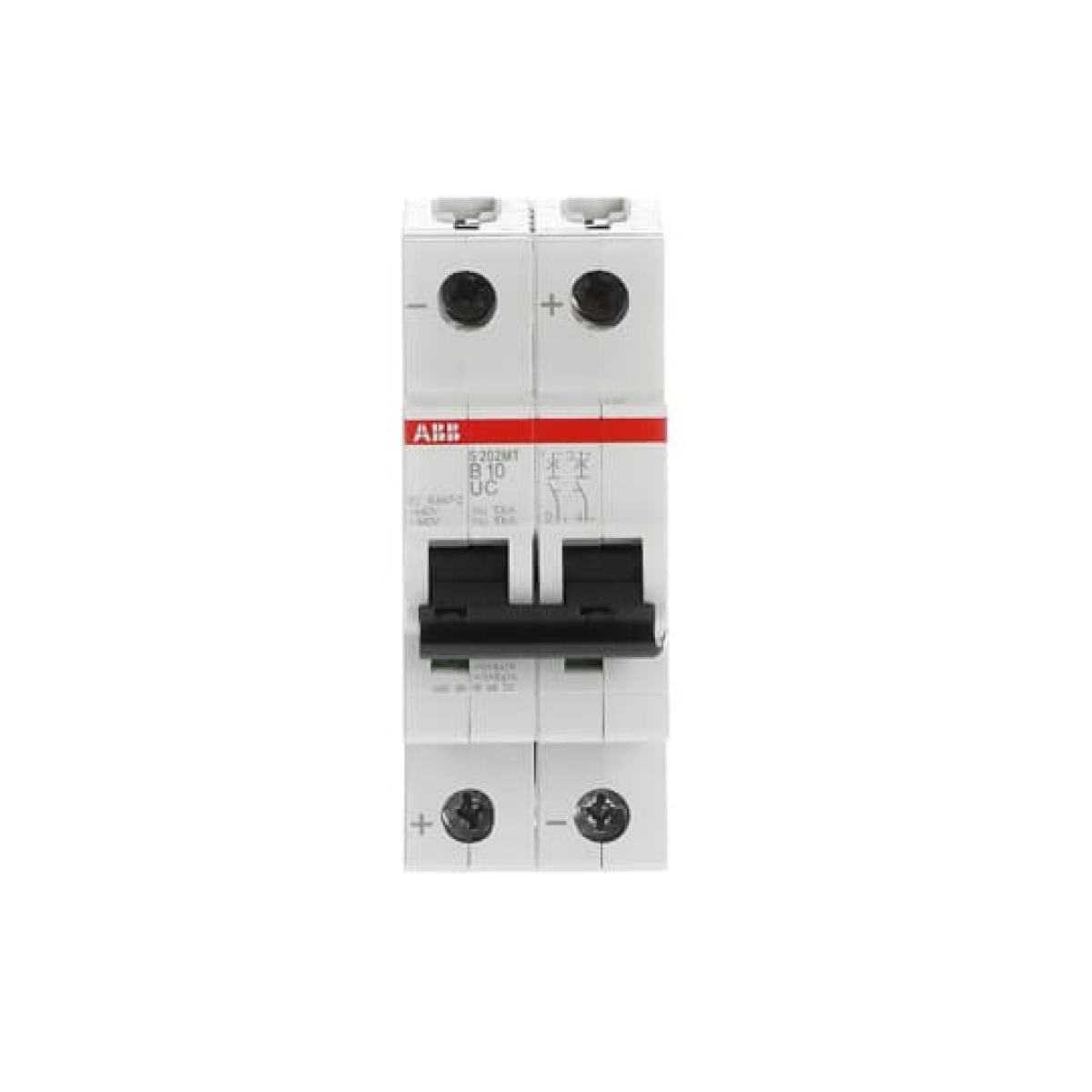 Miniature Circuit Breaker - S200MTUC - 2P - 10 A - B - AC 10 kA