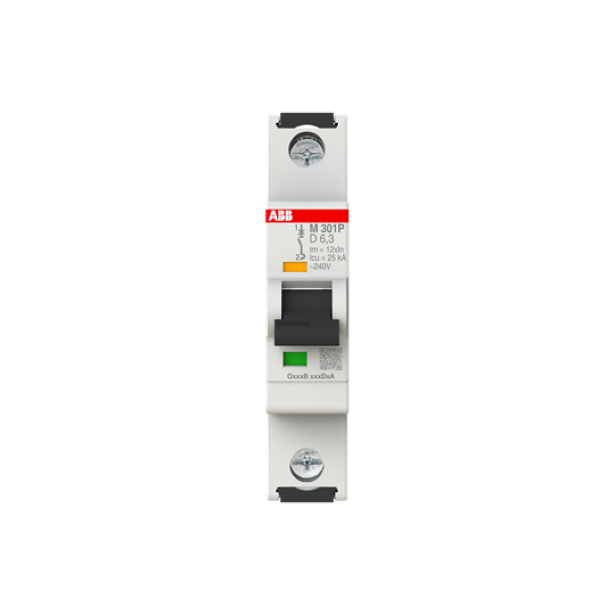 Miniature Circuit Breaker - M300P - 1P - 6.3 A - D Magnetic only